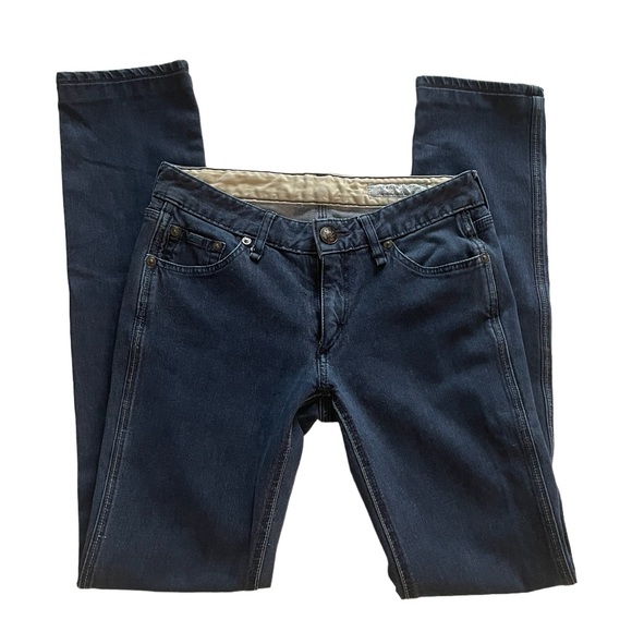 Rag and Bone Women’s Skinny Ankle Pants Size 28 Medium Wash Mid Rise - Picture 2 of 14